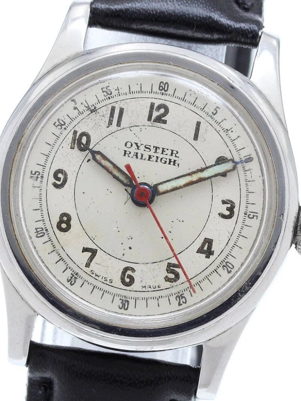 OYSTER WATCH CO. Raleigh 3478 vintage Silver Dial Hand Winding Boy's_891761
